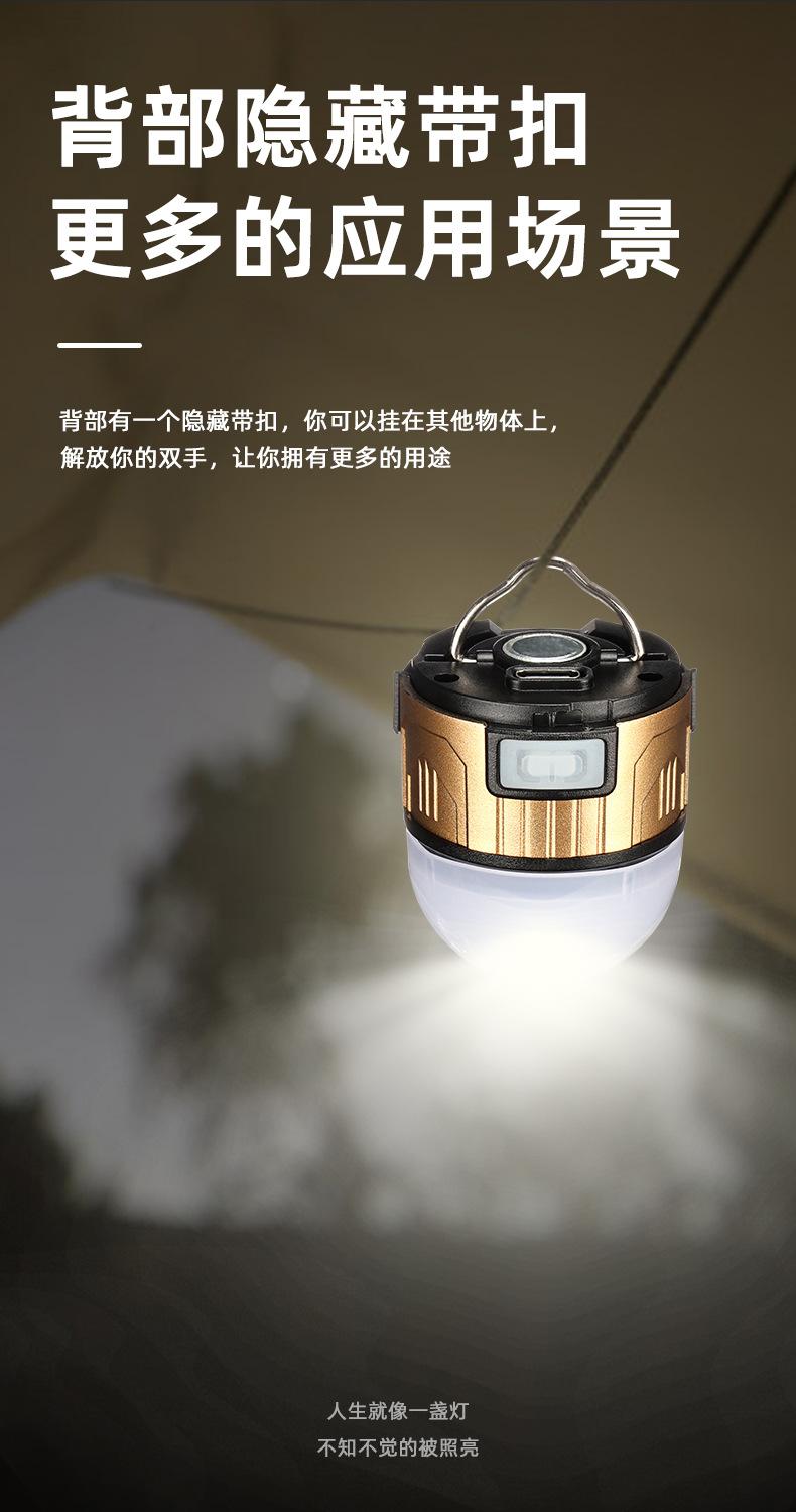 跨境多功能头灯 骑行灯磁吸工作灯 强光头戴式灯 夜钓巡逻探索灯详情4