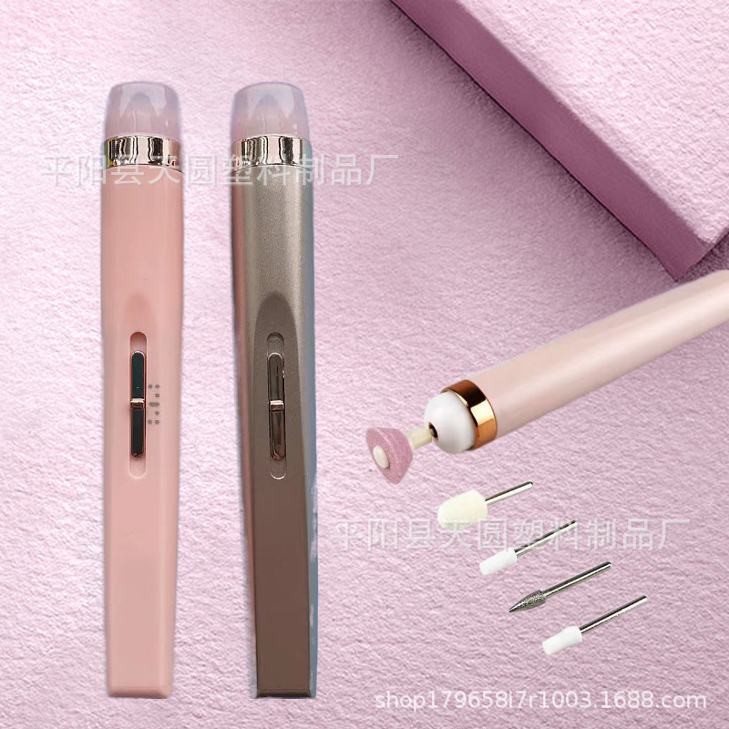USB electric nail polish grinding machine, pen-type nail trimmer, electric polishing, dead skin removal, nail trimming and grinding machine, exclusively for export. Exclusively for export pic 2