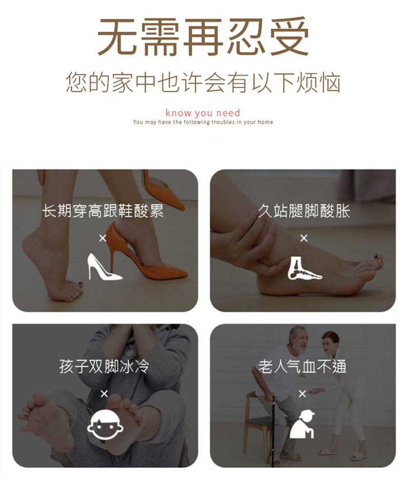 Smart EMS foot massager, microcurrent foot massage machine, portable pulse massage foot pad, foot massager pic 3