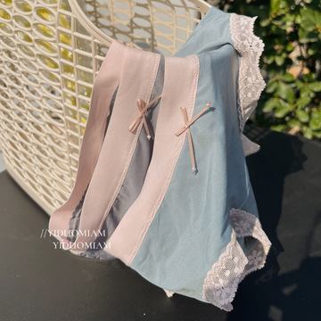 日系纯棉内裤女中腰无痕简约全棉抗菌裆舒适透气性感女士三角裤详情4