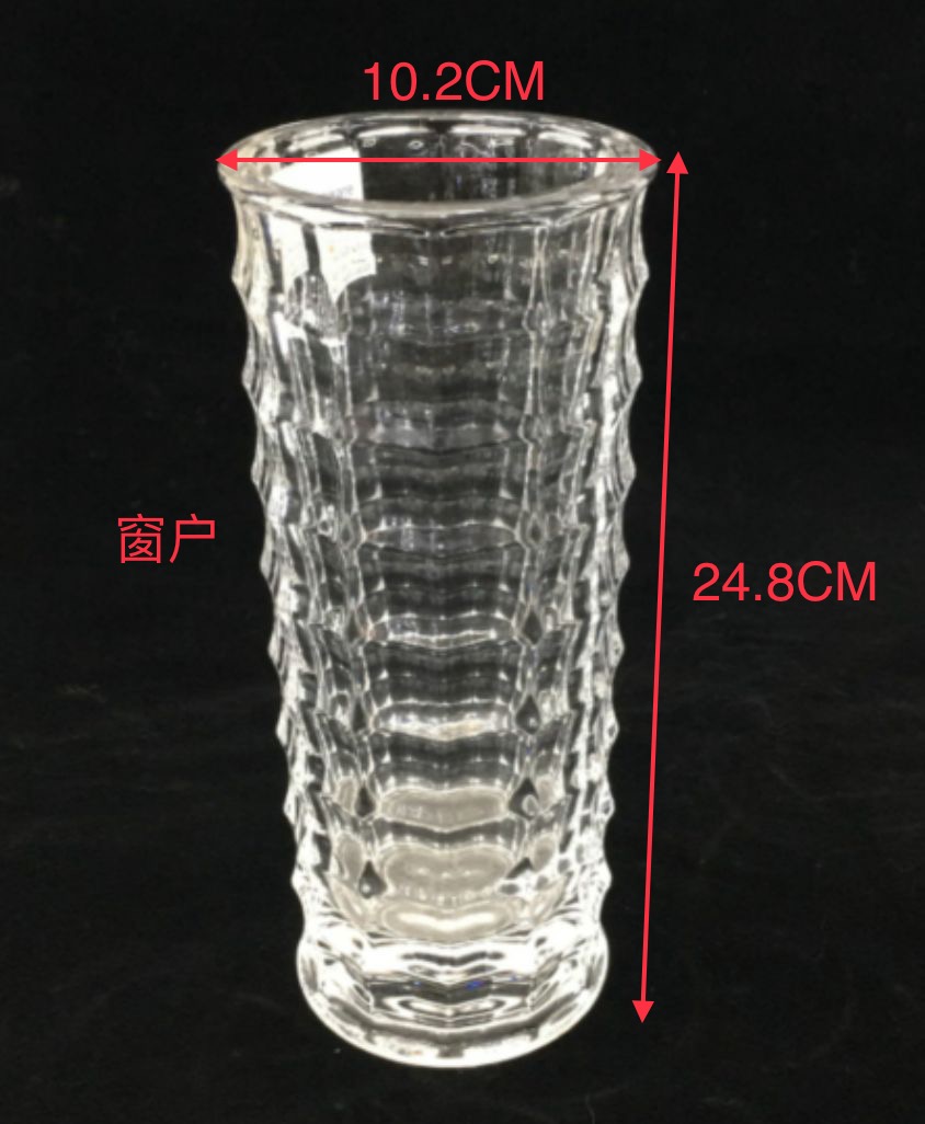 Yuxing Glass Large Glass Vase, transparent hydroponic decorative vessel, home living room lily and rose flower arrangement, hydroponic plant container pic 15