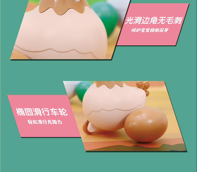 抖音卡通萌萌鸭 网红摇摆玩具回力惯性按压玩具摆地摊夜市产品详情10