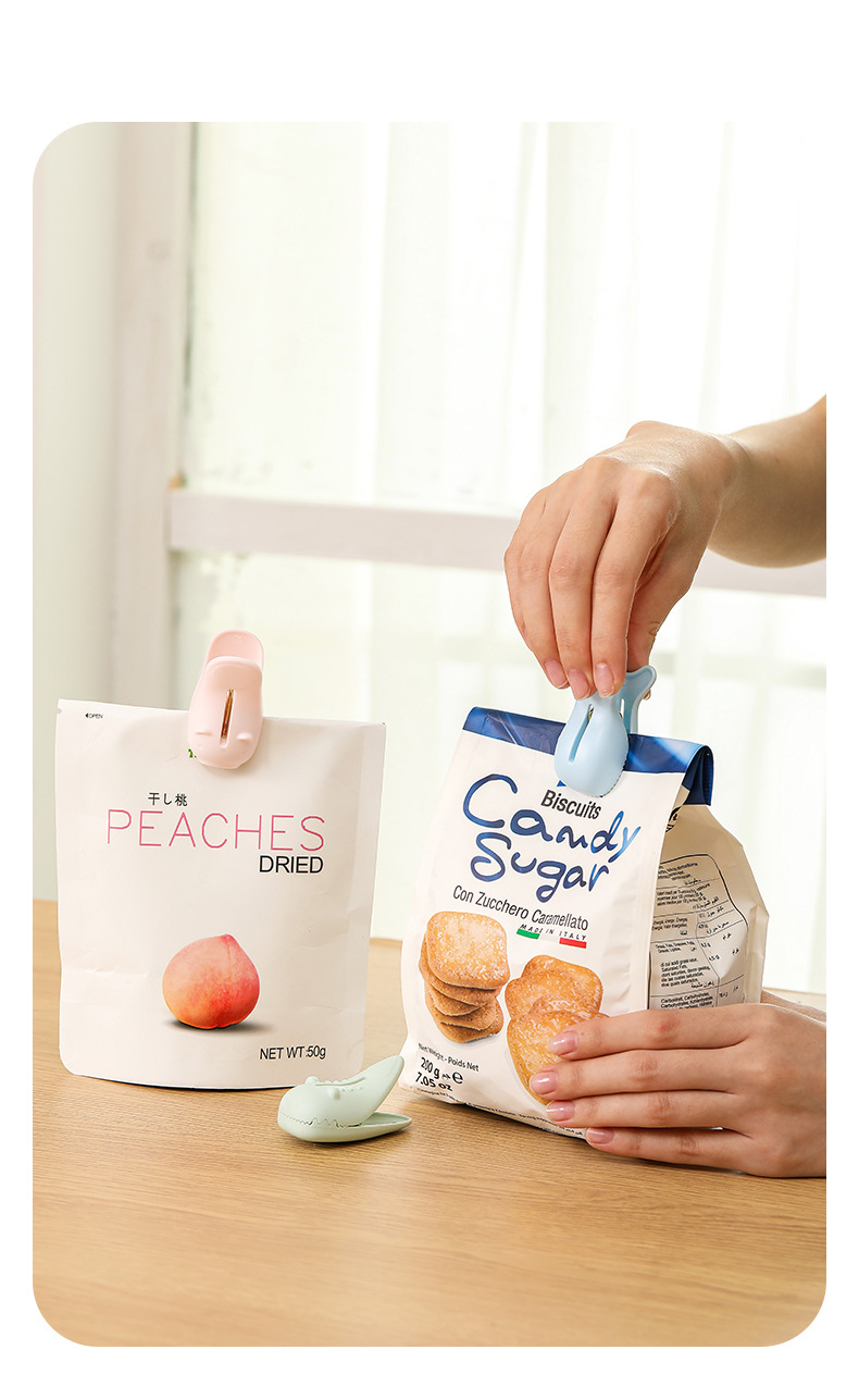 FaSoLa food bag sealing clip, milk powder snack sealer, kitchen food moisture-proof and dust-proof magnetic sealing clip pic 14