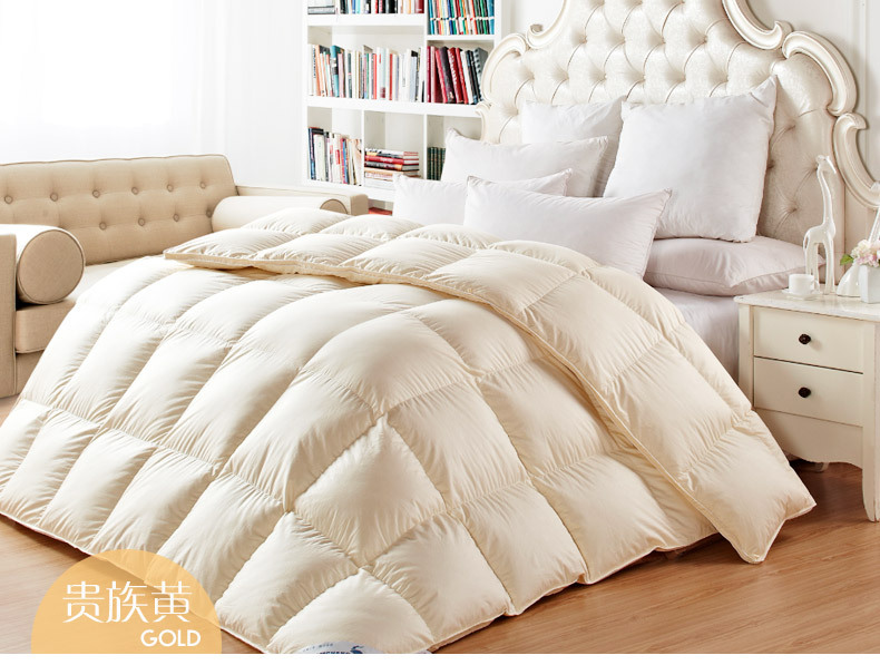 Seven-star hotel supplies: White goose down quilt, high-end down quilt core pic 8