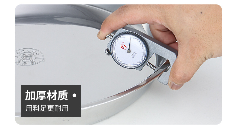 304 stainless steel cold noodle, luoluo noodle, cold noodle making tools, steamer, rice noodle sheet plate, household rice noodle steaming plate pic 9