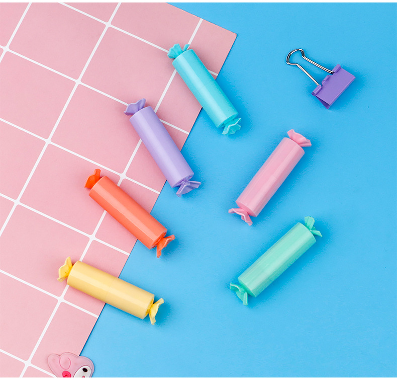 Highlighters, candy-shaped markers, quick-drying colored pens, simple sketches, doodles, paintings, hand-drawn notebooks, students pic 7