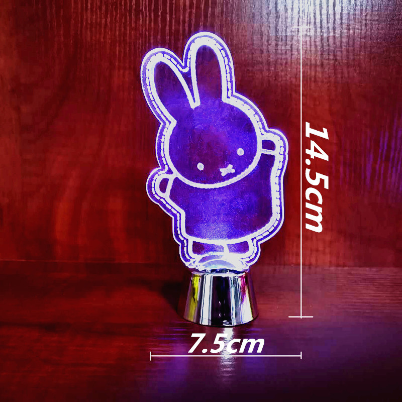 Acrylic LED festival creative decorative gifts, handicrafts, dynamic atmosphere ornaments, acrylic 3D night lights pic 3