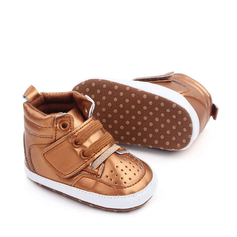 Wholesale of high-top casual sports soft-soled shoes for baby boys aged 0-12 months, baby shoes and walking shoes 2755 pic 15