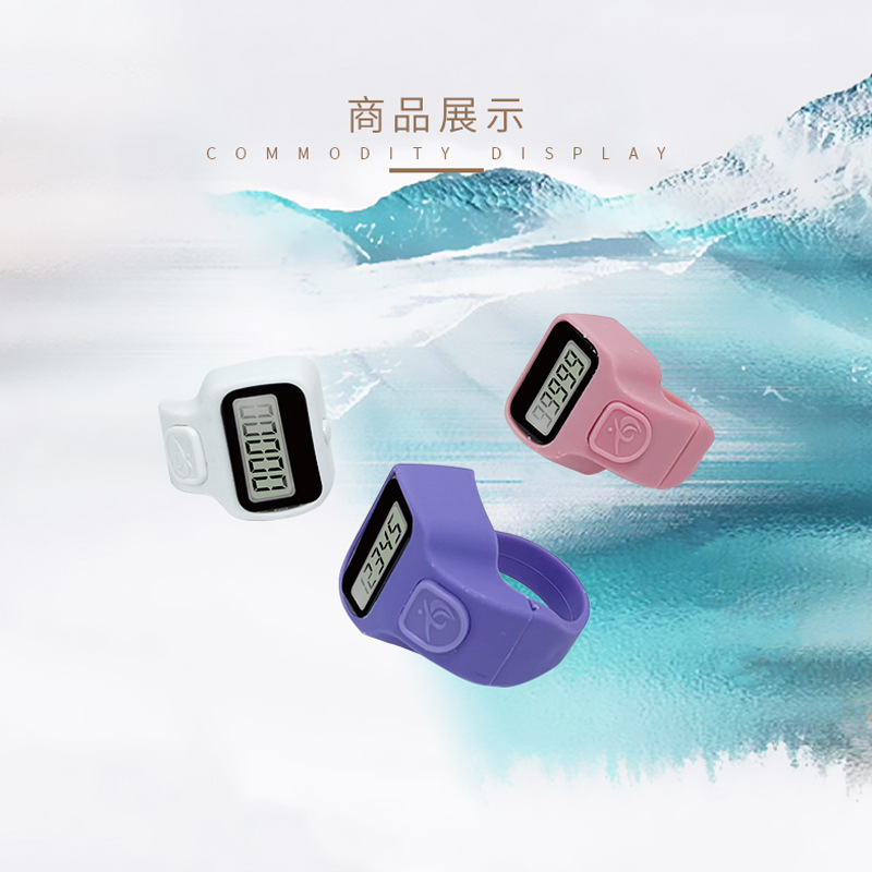 Ring counter, portable electronic counter, mini counter, pedestrian flow counter, transparent box packaging pic 7