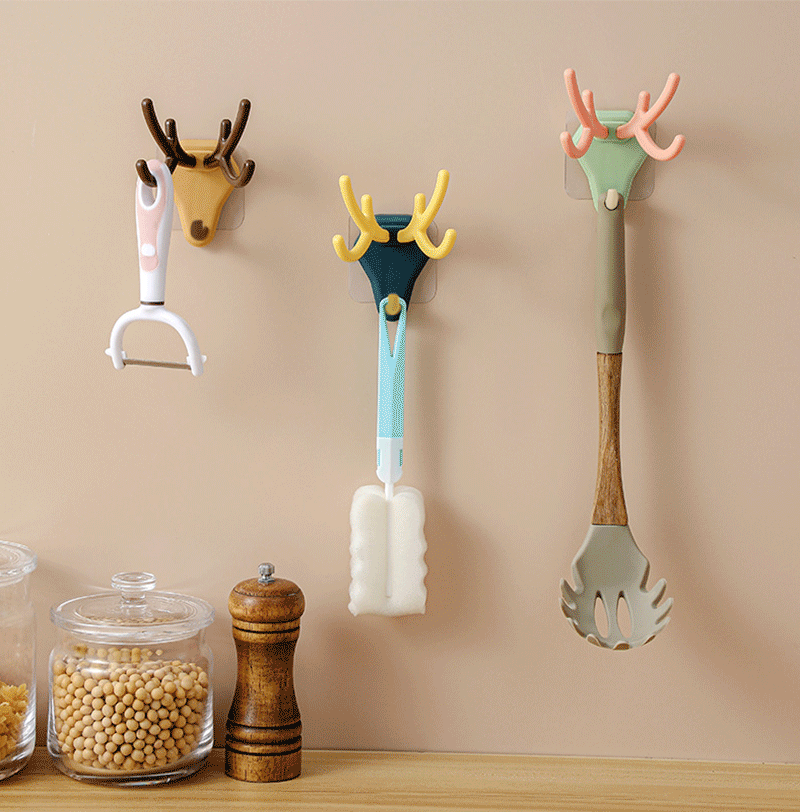 Cartoon elk antler hook pic 2