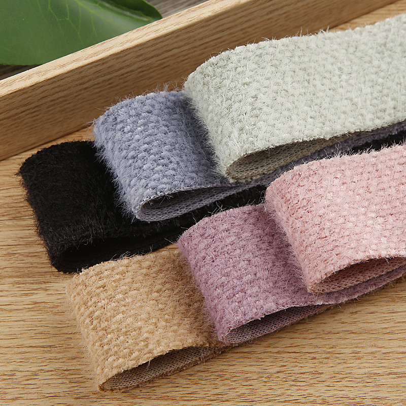 Green pine ribbon D5-83, single-sided woolen webbing, bow, hair accessory material 2.5cm/3.8cm, clothing, shoes, flowers, hats, accessories, plush corn kernels, ribbons, colored ribbons, satin ribbons, Korean webbing pic 3