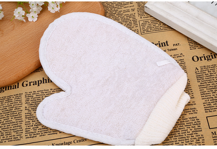 [LOVELY HOME] [hold ga] sisal bath rubber guante material de cáñamo de baño fibra vegetal masajeador toalla de baño wholesale práctico sisal bath guante pic 7