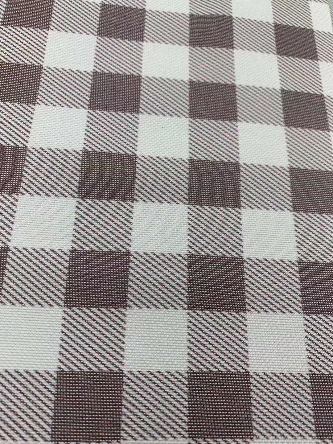 600D printed fabric, popular checkered white and red checkered picnic mat, popular checkered printed tablecloth, Oxford fabric pic 7