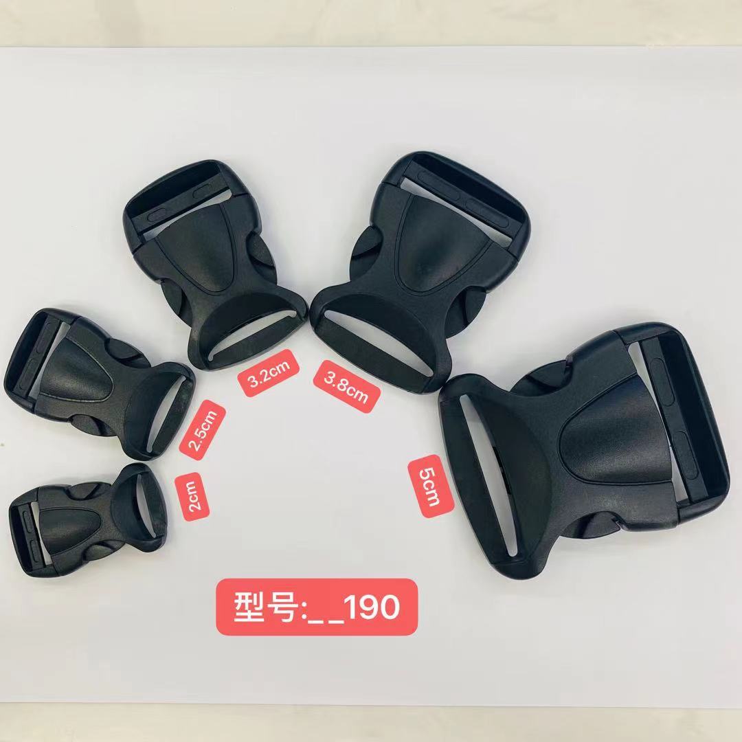 Wholesale of buckle accessories in stock, plastic buckles for bags, plastic buckles for waist bags, webbing, snap buckles for shoulder straps, and button mothers pic 6
