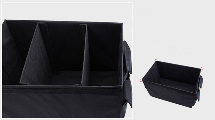 厂家直销汽车收纳箱黑色牛津布储物箱车用后备箱收纳包可定制logo详情79