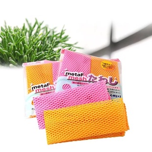 Korean mesh dishcloths, Korean 2p non-stick oil mesh dishcloths, kitchen scouring pads, dishwashing blocks, pot scrubbing cloths pic 8