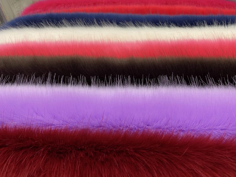 Artificial fur fabric vests, fashion faux fur fabric toys, pom-pom scarves, gloves, little fox plush pic 5