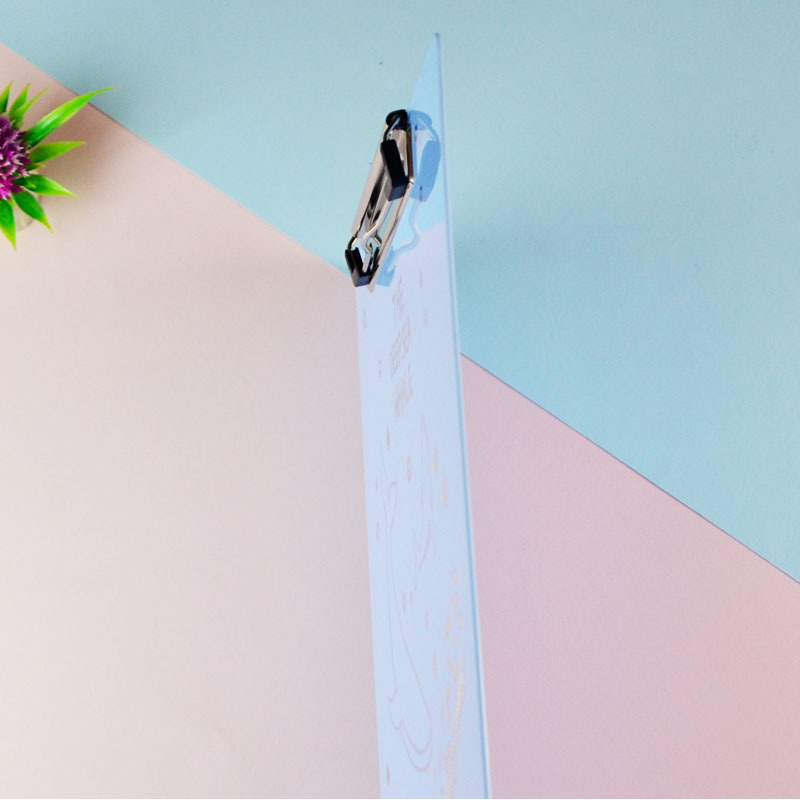 New best-selling vertical strong document single clamp, conference contract materials folder, gold-embossed plate clamp customization pic 15