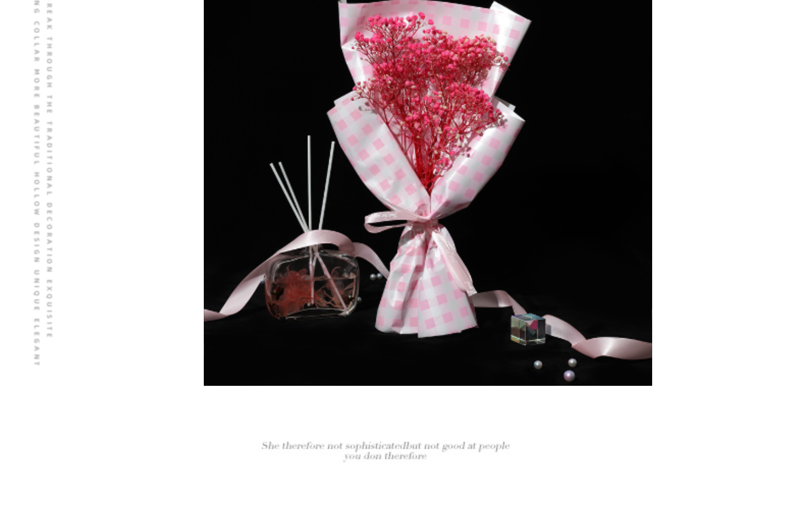 三八节礼物满天星干花花束手提礼品七夕礼品情人节七夕地摊花束详情15