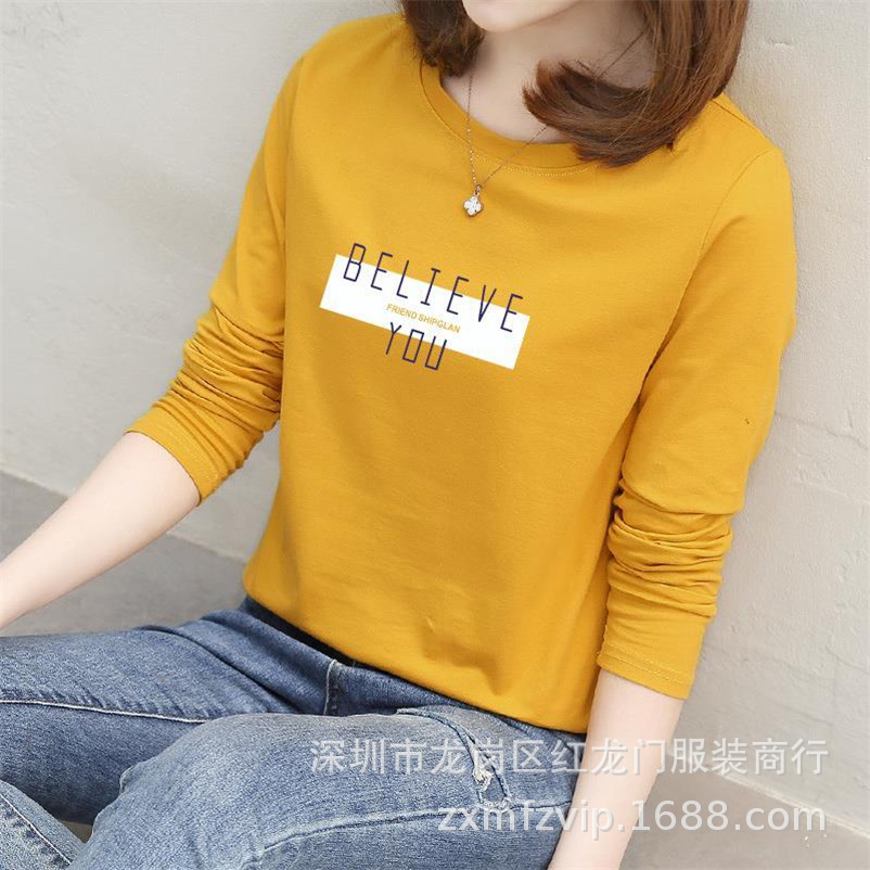 女装长袖T