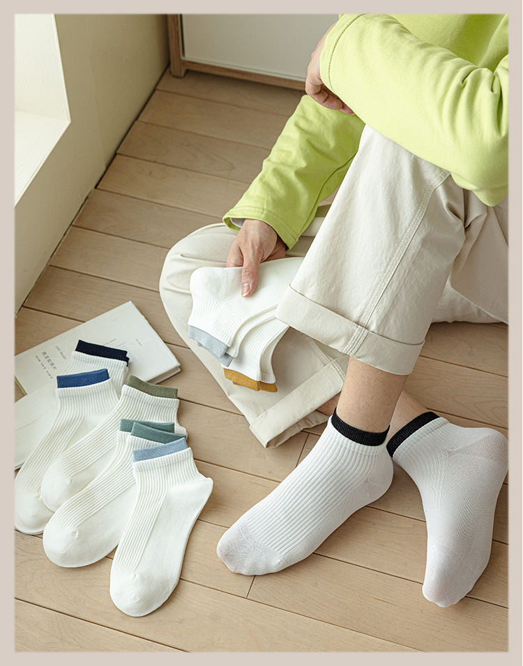 袜子地摊一件代发船袜男春夏薄款短袜 男袜运动透气棉袜 袜子批发一件代发详情6
