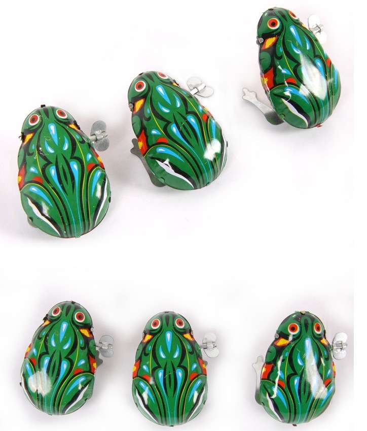 厂家 铁皮青蛙跳跳蛙发条儿童宝宝玩具经典80后热卖玩具批发地摊详情4