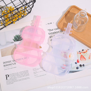 饰品盒PS塑料归纳盒 首饰珠宝样品展示盒高透明6.12.24格厂家详情4