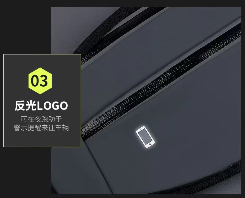 New outdoor sports waist bag, fitness running, mobile phone waist bag, waterproof, large capacity, multi-functional, close-fitting and ultra-thin waist bag pic 7