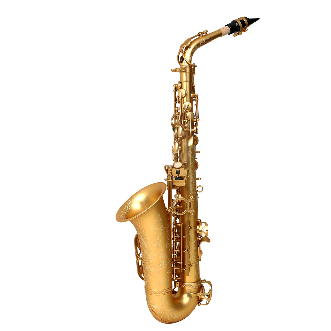SLADE中音磨砂萨克斯套装黄铜管体初学者成人考级降e调萨克斯管详情18