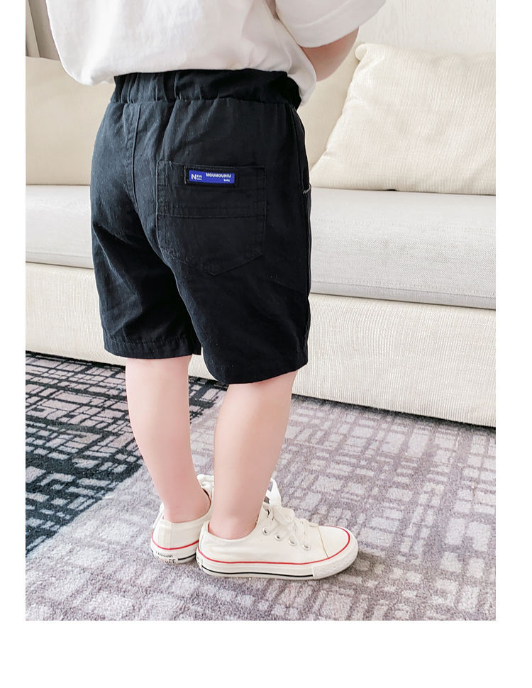 童装工装裤短裤夏季薄款男童休闲裤新款儿童夏装纯色五分外贸爆款详情16