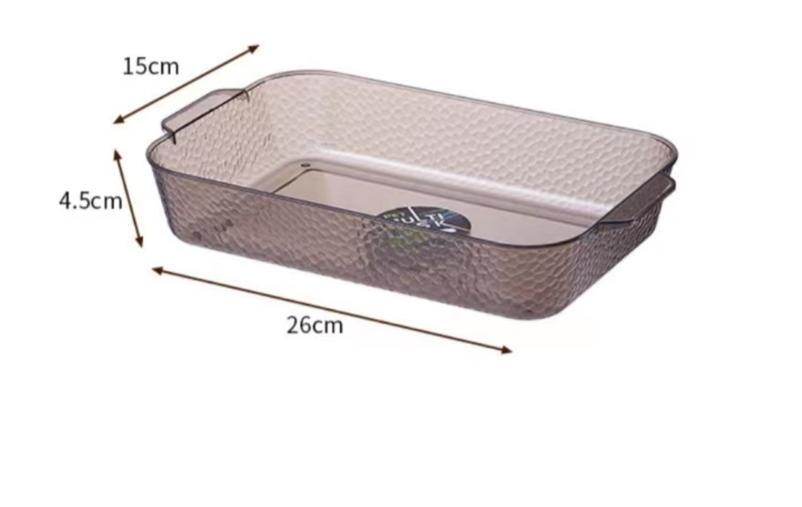 米粒风北欧风格 PET盘子 家用水果透明盘子 颜色 款式齐全详情12