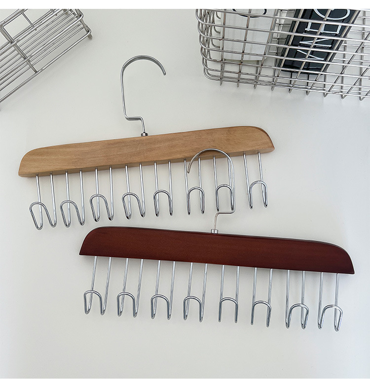 羊绒大衣木质衣架服装店挂衣收纳家用无痕毛衣内衣卫衣宠物晾衣架详情13