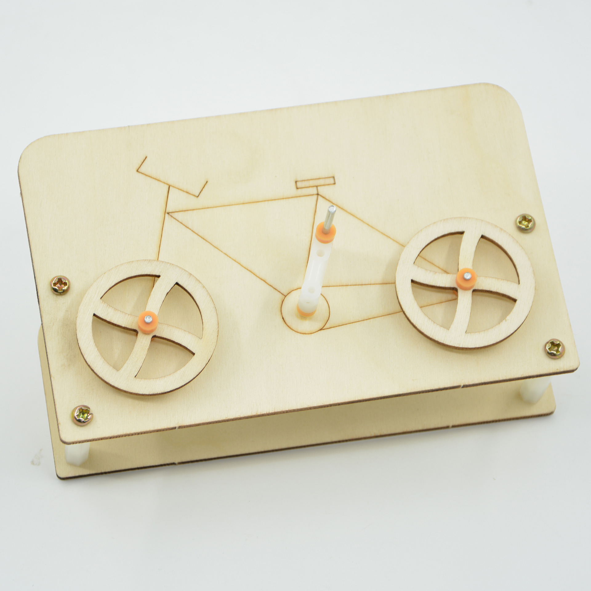 diy educational toys, science gadgets, small inventions, handcrafted wooden bicycles, handcrafted assembly material kits pic 3