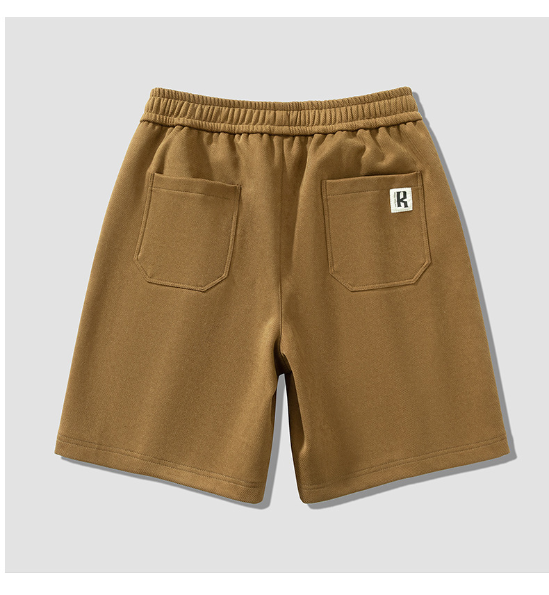 男士大码薄款冰丝短裤男加肥加大卫裤男外穿运动休闲沙滩裤子代发详情40