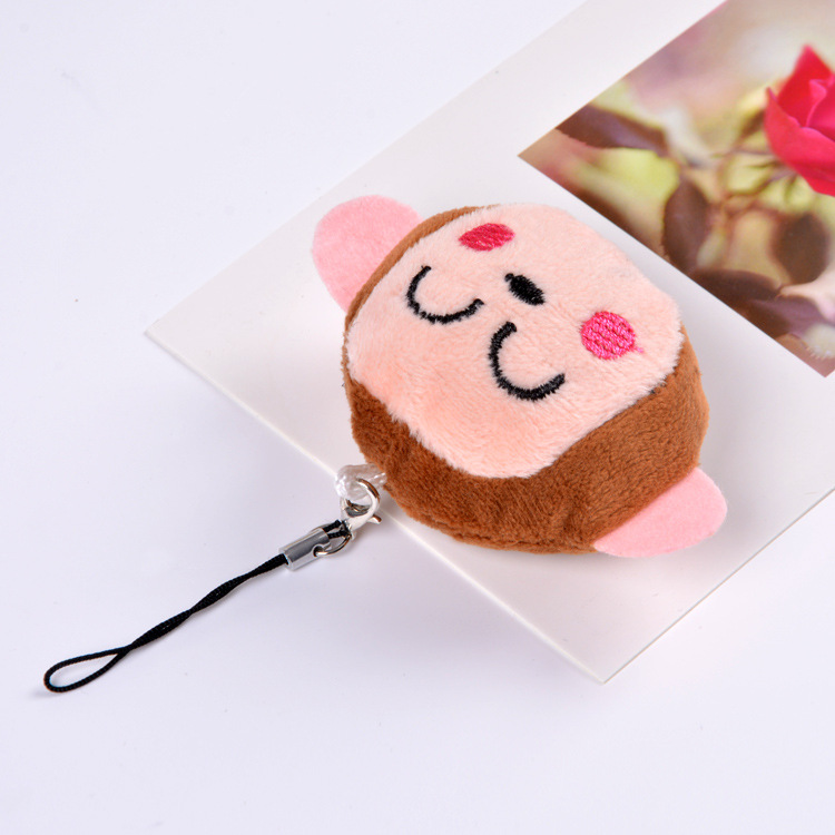 Cartoon animal head plush pendants, mini dolls, toys, headwear, clothing accessories, small claw machine dolls pic 5