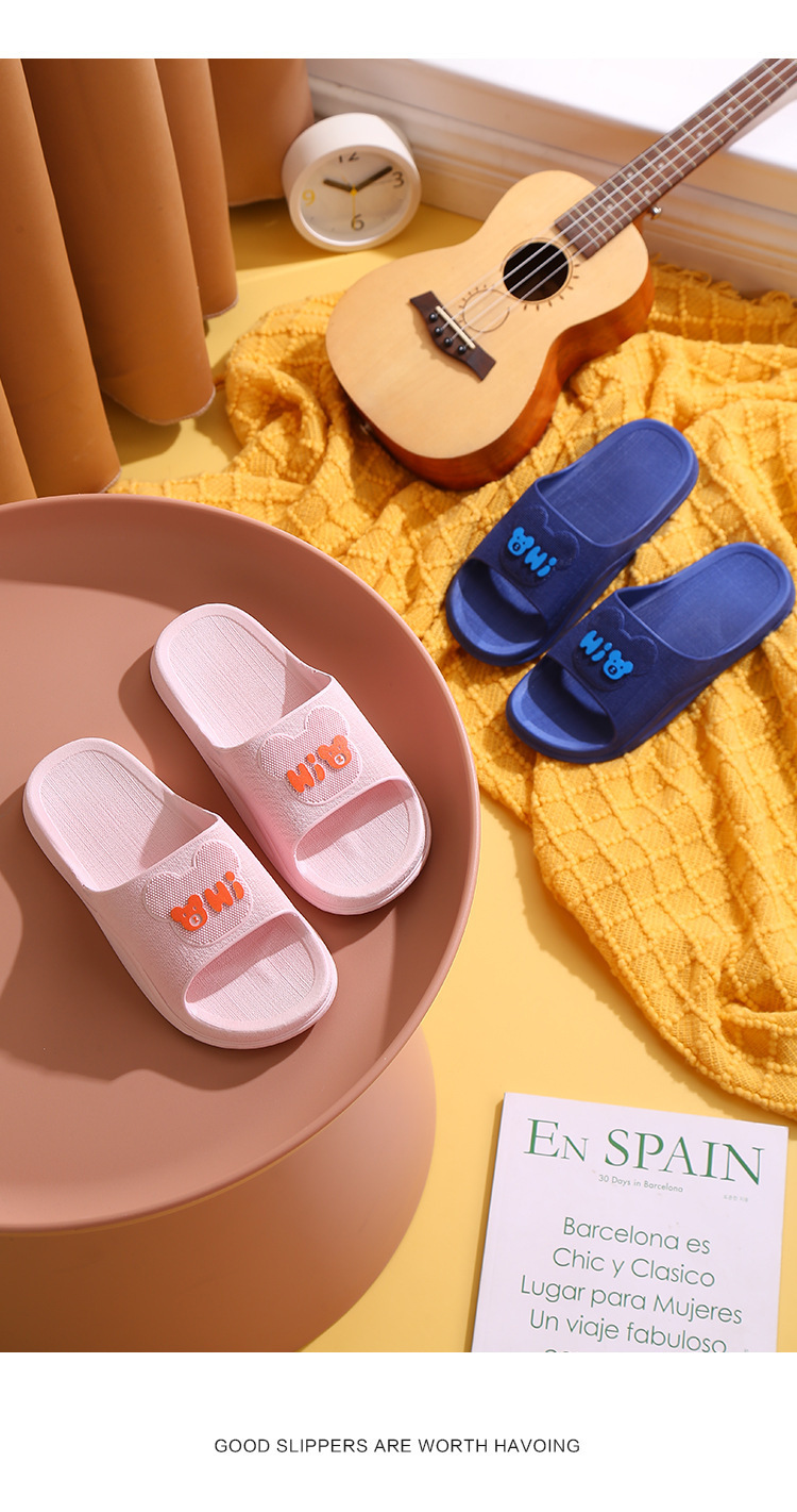 可爱小熊凉拖鞋男夏天浴室外穿情侣防滑托鞋酒店洗澡女居家用拖鞋详情36