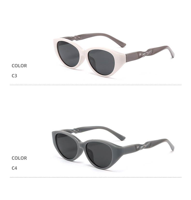 太阳镜女款专柜品质现货批发猫眼墨镜偏光g&m复古太阳眼镜9018详情6