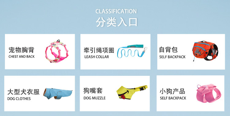 亚马逊新款宠物雨衣 可调节狗雨衣全包中大型犬压胶四脚连帽雨披详情1