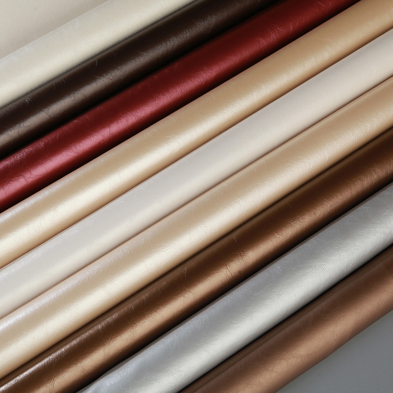 Factory wholesale of PVC artificial leather, soft leather for home background wall decoration, hard leather for sofa and leather fabric in stock pic 4