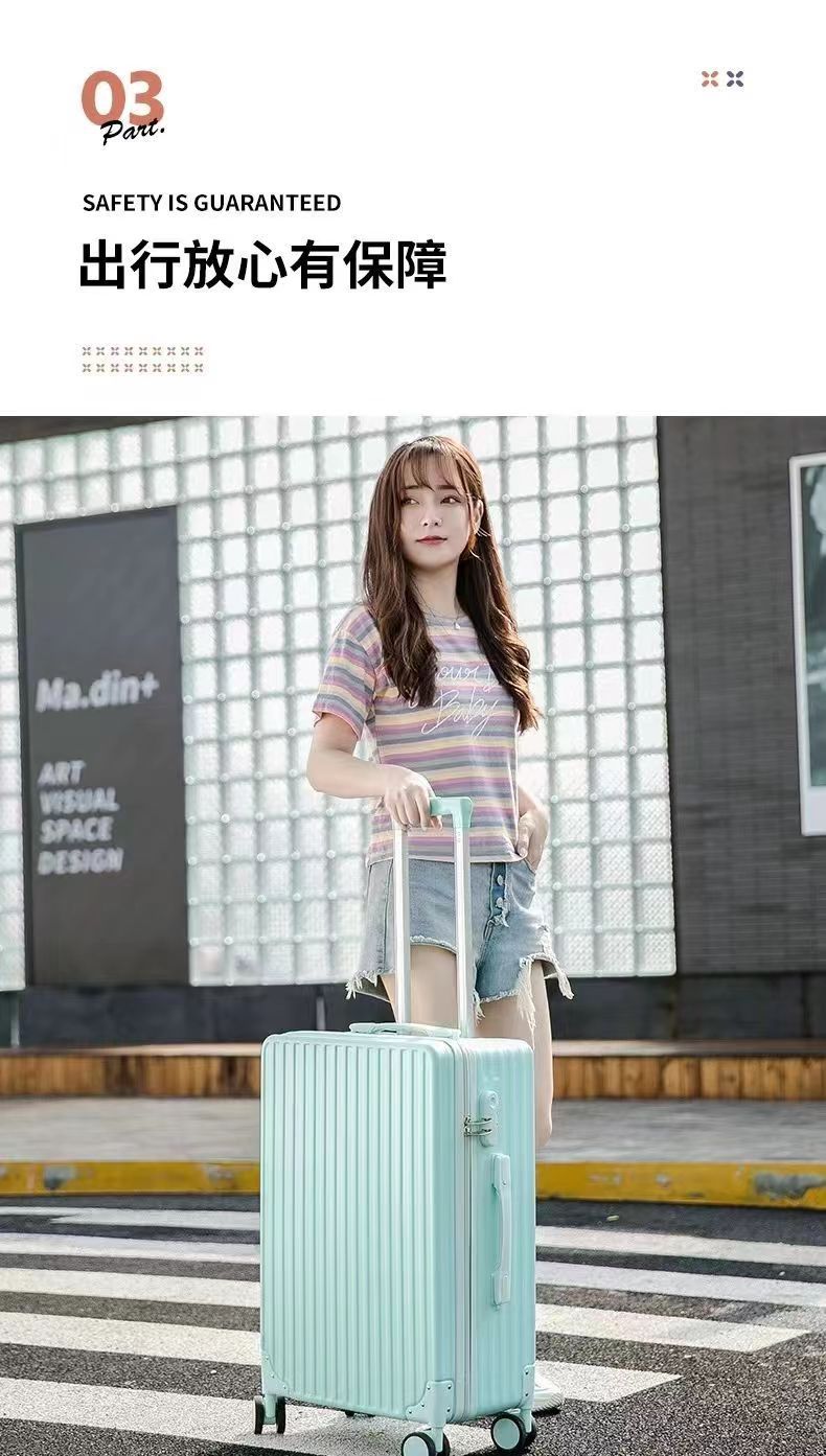 创新19开大容量行李箱开盖设计拉杆箱优选高品质密码箱静音万向轮详情8