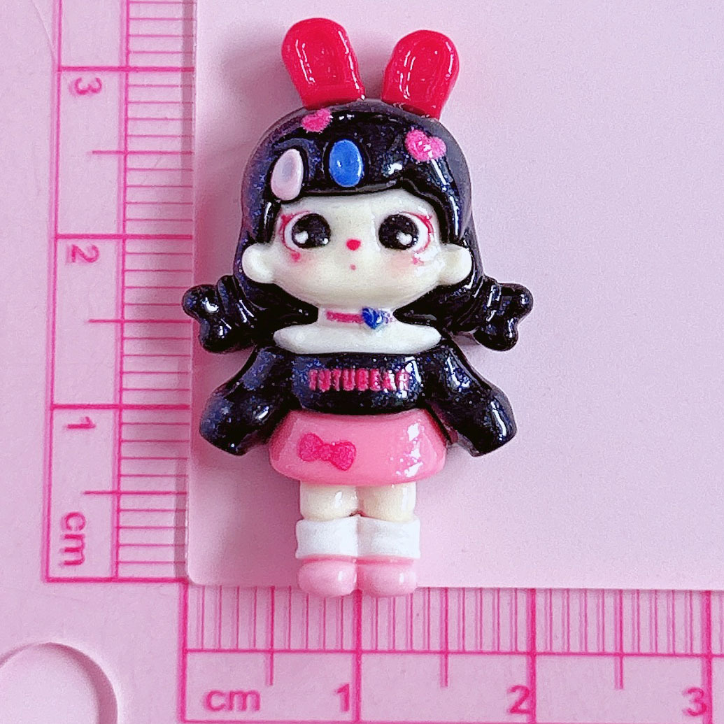 Rabbit-ear hair clips, resin accessories for cute girls, diy hair clips, hair accessory materials, brooches, accessories, stickers, pendants, decorations pic 25