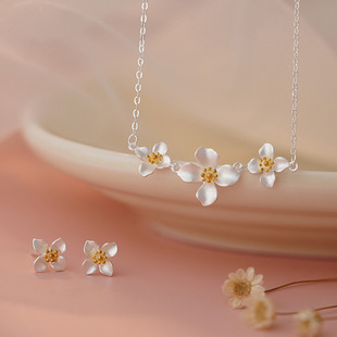 Ganjia Tongti S925 pure silver simple round piece earrings, elegant matte ear buckles, fashionable Hong Kong-style internet-famous ear rings pic 2