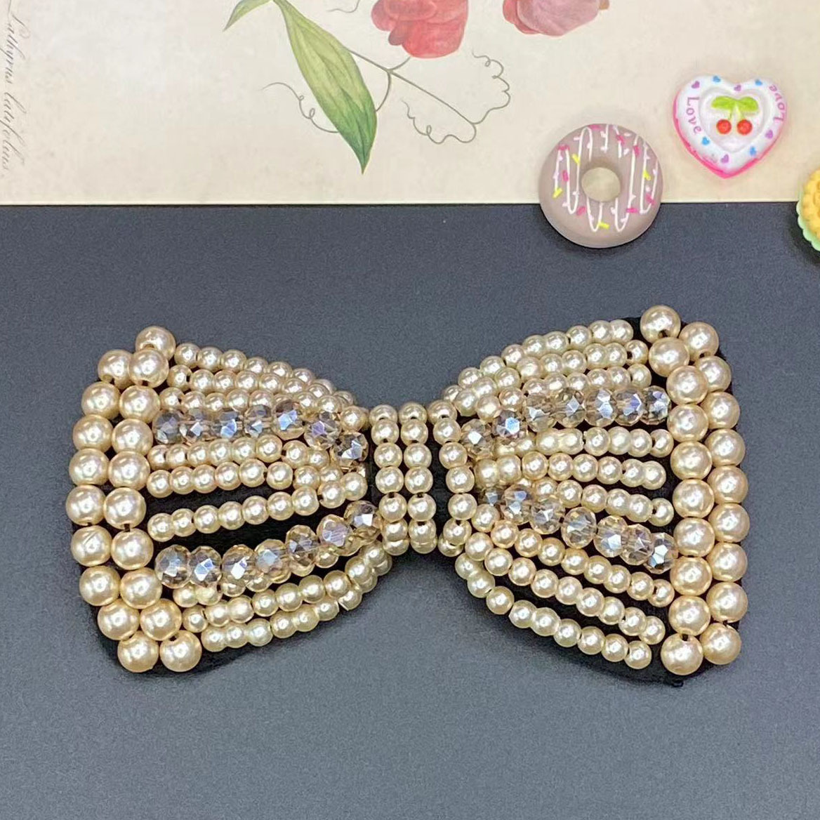 韩版蝴蝶结发饰配件鞋帽服配件包包多种用途配件批发源头厂家直销详情7