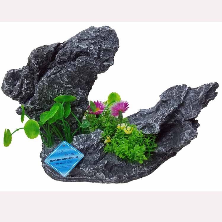 宝杰水族树脂装饰工艺品 台阶凳仿真桥造景批发详情30
