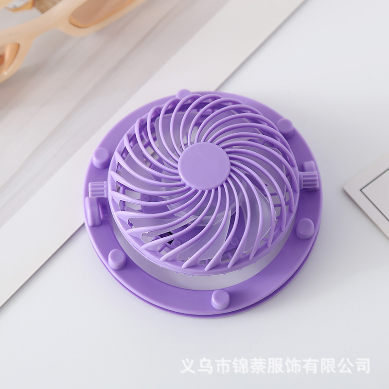 新款太阳能风扇帽180-360°旋转可拆卸风扇配件USB充电小风扇批发详情11