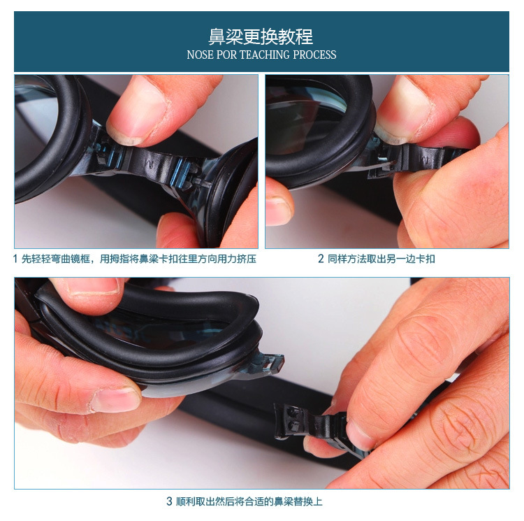 Wholesale of high-end silicone diving goggles, game diving masks, tempered glass diving goggles and diving masks pic 9