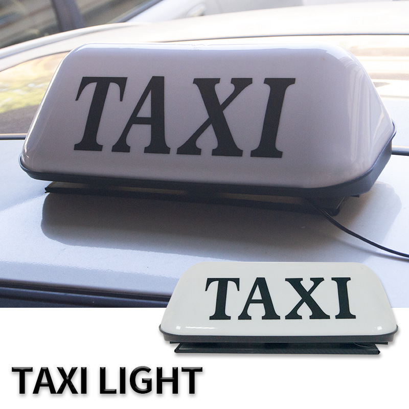 Foreign trade cross-border taxi light magnetic attraction fixed 12V TAXI light, waterproof and sun-resistant taxi ceiling light, large taxi light pic 3