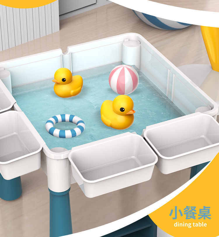 兼容乐高积木桌大号大颗粒拼装益智儿童玩具宝宝多功能学习游戏桌详情5