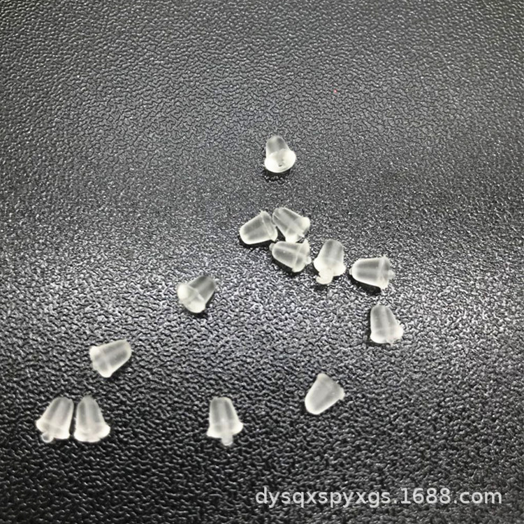 Plastic ear plugs, ear studs, rear plugs, rear plugs, silicone rubber ear caps, factory direct sales pic 1