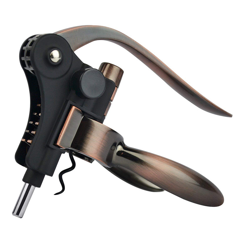 Stainless steel wine opener, wine screwdriver, wine set, rabbit-shaped wine opener available in gold and bronze color, customizable logo, bar supplies, hotel supplies, bottle opener set pic 9